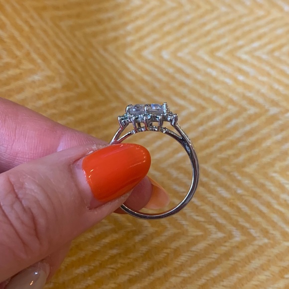 Vintage NVC Snowflake CZ Ring Size 10 - Picture 2 of 10